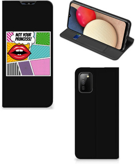 B2Ctelecom Bookcase Samsung Galaxy M02s | A02s Telefoonhoesje Popart Princess