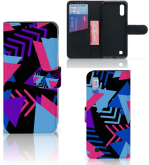 B2Ctelecom Bookcase Samsung Galaxy M10 Funky Triangle