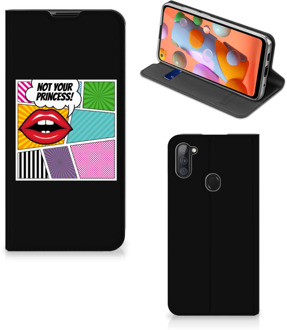 B2Ctelecom Bookcase Samsung Galaxy M11 | A11 Telefoonhoesje Popart Princess