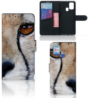 B2Ctelecom Bookcase Samsung Galaxy M31 Hoesje Cheetah