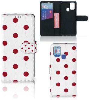 B2Ctelecom Bookcase Samsung Galaxy M31 Hoesje Cherries