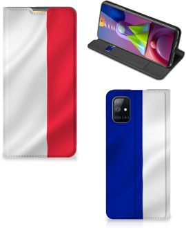 B2Ctelecom Bookcase Samsung Galaxy M51 Smart Cover Franse Vlag