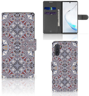 B2Ctelecom Bookcase Samsung Galaxy Note 10 Bloemen