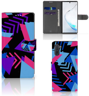 B2Ctelecom Bookcase Samsung Galaxy Note 10 Funky Triangle