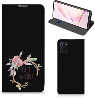 B2Ctelecom Bookcase Samsung Galaxy Note 10 Lite Telefoonhoesje Boho Text