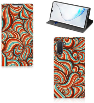 B2Ctelecom Bookcase Samsung Galaxy Note 10 Retro