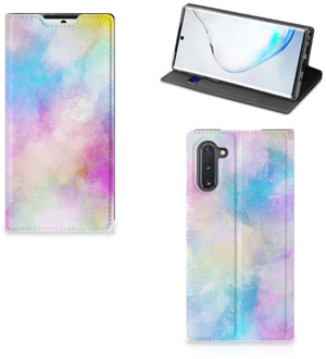 B2Ctelecom Bookcase Samsung Galaxy Note 10 Watercolor Light