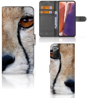 B2Ctelecom Bookcase Samsung Galaxy Note 20 Hoesje Cheetah