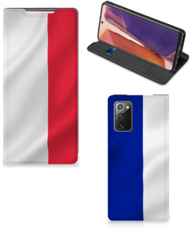 B2Ctelecom Bookcase Samsung Galaxy Note20 Smart Cover Franse Vlag