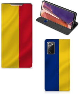 B2Ctelecom Bookcase Samsung Galaxy Note20 Smart Cover Roemeense Vlag