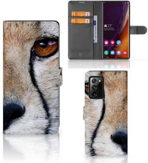 B2Ctelecom Bookcase Samsung Galaxy Note20 Ultra Hoesje Cheetah