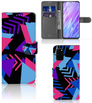 B2Ctelecom Bookcase Samsung Galaxy S20 Plus Hoesje Funky Triangle