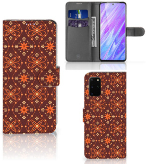 B2Ctelecom Bookcase Samsung Galaxy S20 Plus Telefoon Hoesje Batik Brown