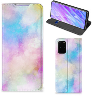 B2Ctelecom Bookcase Samsung Galaxy S20 Plus Watercolor Light