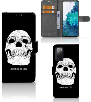 B2Ctelecom Bookcase Samsung Galaxy S20FE GSM Hoesje Skull Eyes