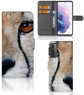 B2Ctelecom Bookcase Samsung Galaxy S21 Plus Hoesje Cheetah