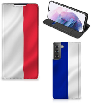 B2Ctelecom Bookcase Samsung Galaxy S21 Plus Smart Cover Franse Vlag