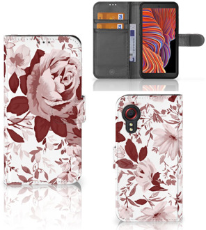 B2Ctelecom Bookcase Samsung Galaxy Xcover 5 GSM Hoesje Watercolor Flowers