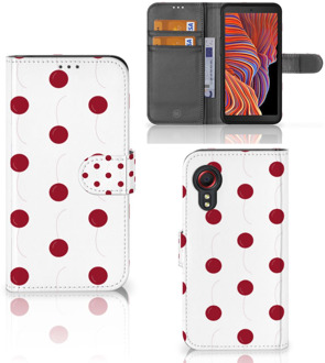 B2Ctelecom Bookcase Samsung Galaxy Xcover 5 Hoesje Cherries