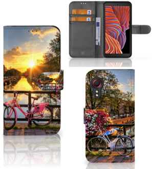 B2Ctelecom Bookcase Samsung Galaxy Xcover 5 Telefoon Hoesje Amsterdamse Grachten