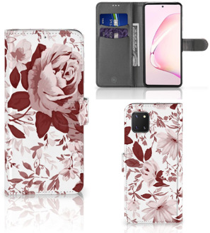 B2Ctelecom Bookcase Samsung Note 10 Lite GSM Hoesje Watercolor Flowers