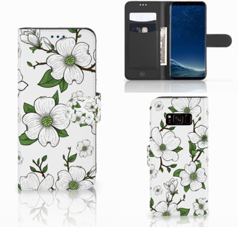 B2Ctelecom Bookcase Samsung S8 Design Dogwood Flowers