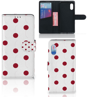 B2Ctelecom Bookcase Samsung Xcover Pro Hoesje Cherries