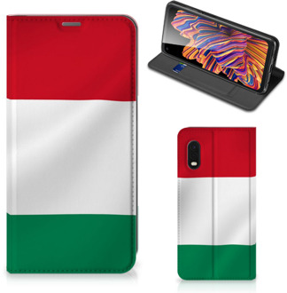 B2Ctelecom Bookcase Samsung Xcover Pro Telefoonhoesje met Pasjeshouder Hongaarse Vlag