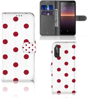 B2Ctelecom Bookcase Sony Xperia 10 II Hoesje Cherries