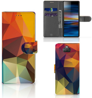 B2Ctelecom Bookcase Sony Xperia 10 Polygon Color