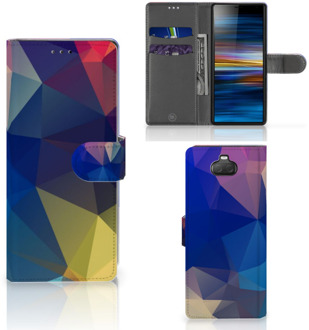 B2Ctelecom Bookcase Sony Xperia 10 Polygon Dark