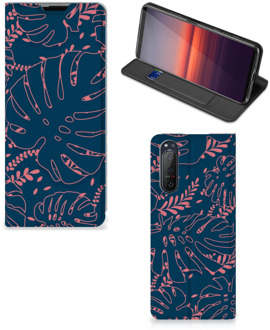 B2Ctelecom Bookcase Sony Xperia 5 II Smartphone Hoesje Palm Leaves