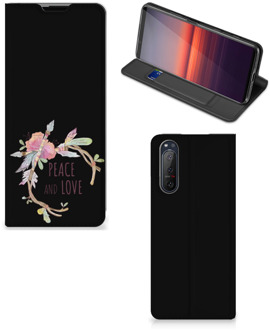 B2Ctelecom Bookcase Sony Xperia 5 II Telefoonhoesje Boho Text