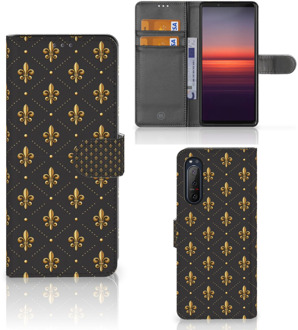 B2Ctelecom Bookcase Sony Xperia 5II Hoesje Franse Lelie