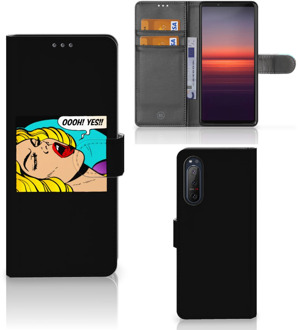 B2Ctelecom Bookcase Sony Xperia 5II Hoesje Popart Oh Yes