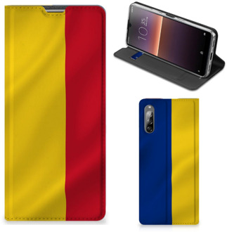 B2Ctelecom Bookcase Sony Xperia L4 Smart Cover Roemeense Vlag