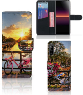 B2Ctelecom Bookcase Sony Xperia L4 Telefoon Hoesje Amsterdamse Grachten