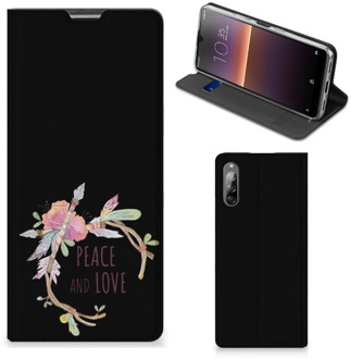 B2Ctelecom Bookcase Sony Xperia L4 Telefoonhoesje Boho Text