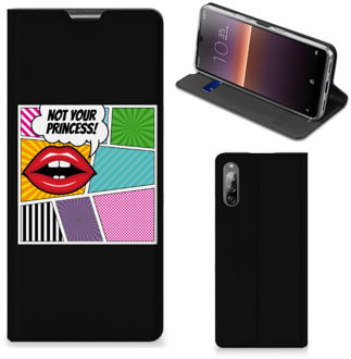 B2Ctelecom Bookcase Sony Xperia L4 Telefoonhoesje Popart Princess