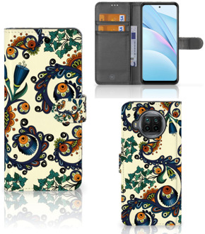 B2Ctelecom Bookcase Xiaomi Mi 10T Lite Hoesje Barok Flower