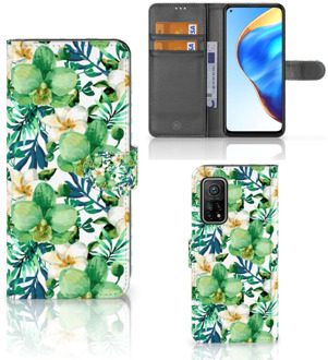 B2Ctelecom Bookcase Xiaomi Mi 10T Pro | Mi 10T GSM Hoesje Orchidee Groen