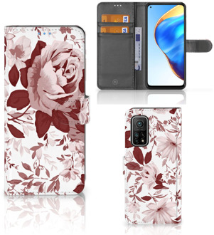 B2Ctelecom Bookcase Xiaomi Mi 10T Pro | Mi 10T GSM Hoesje Watercolor Flowers