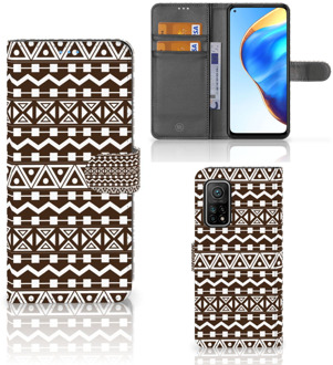 B2Ctelecom Bookcase Xiaomi Mi 10T Pro | Mi 10T Hoesje Aztec Brown