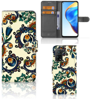 B2Ctelecom Bookcase Xiaomi Mi 10T Pro | Mi 10T Hoesje Barok Flower