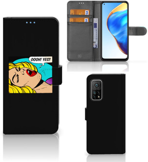 B2Ctelecom Bookcase Xiaomi Mi 10T Pro | Mi 10T Hoesje Popart Oh Yes