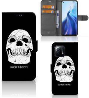 B2Ctelecom Bookcase Xiaomi Mi 11 GSM Hoesje Skull Eyes