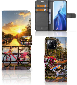 B2Ctelecom Bookcase Xiaomi Mi 11 Telefoon Hoesje Amsterdamse Grachten