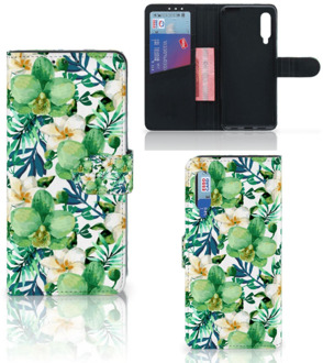 B2Ctelecom Bookcase Xiaomi Mi 9 GSM Hoesje Orchidee Groen