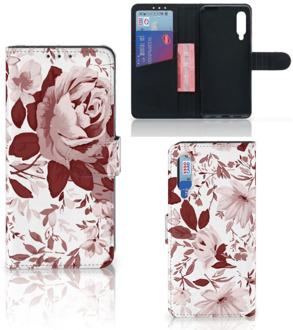 B2Ctelecom Bookcase Xiaomi Mi 9 GSM Hoesje Watercolor Flowers