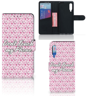 B2Ctelecom Bookcase Xiaomi Mi 9 Hoesje Flowers Pink DTMP